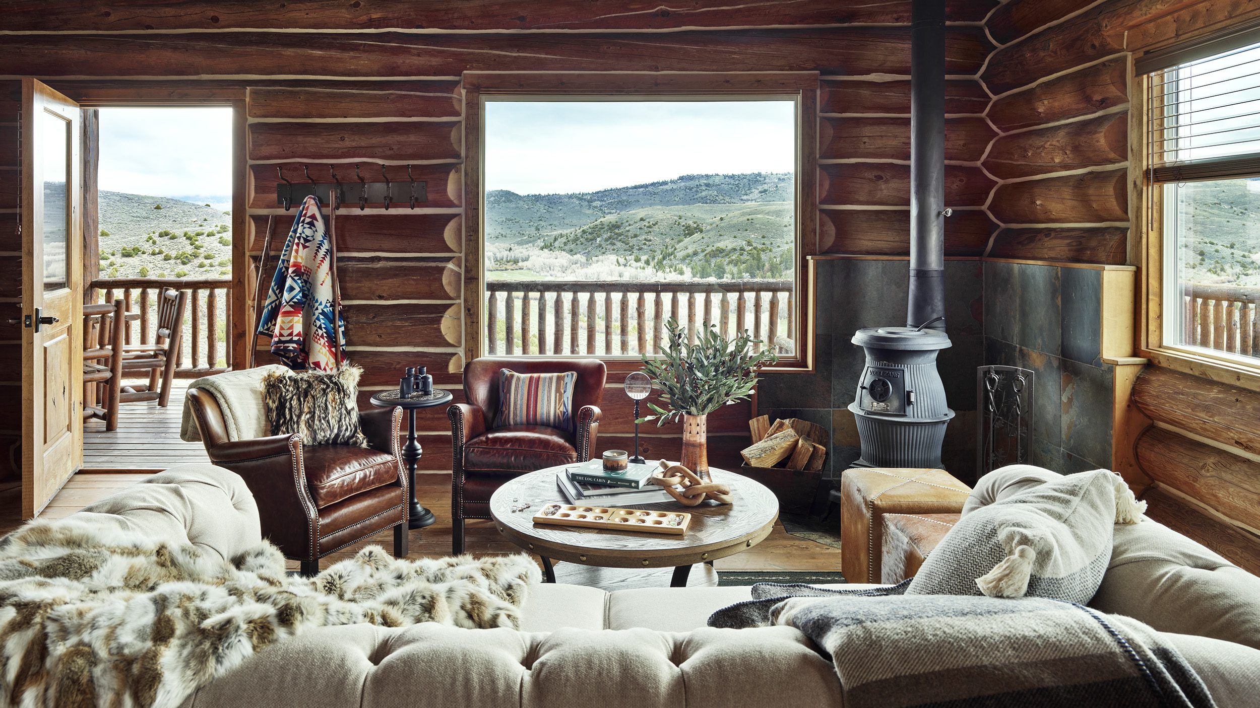 Private Log Cabin at Luxury Ranch Resort