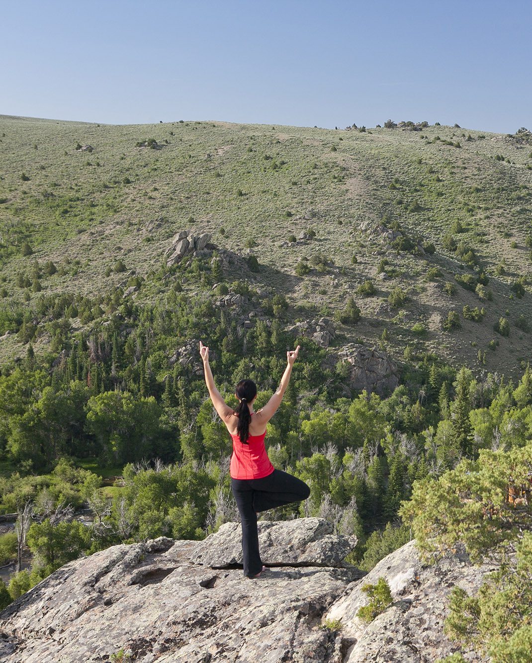 Outdoor Mountainside Yoga Wellness Resort