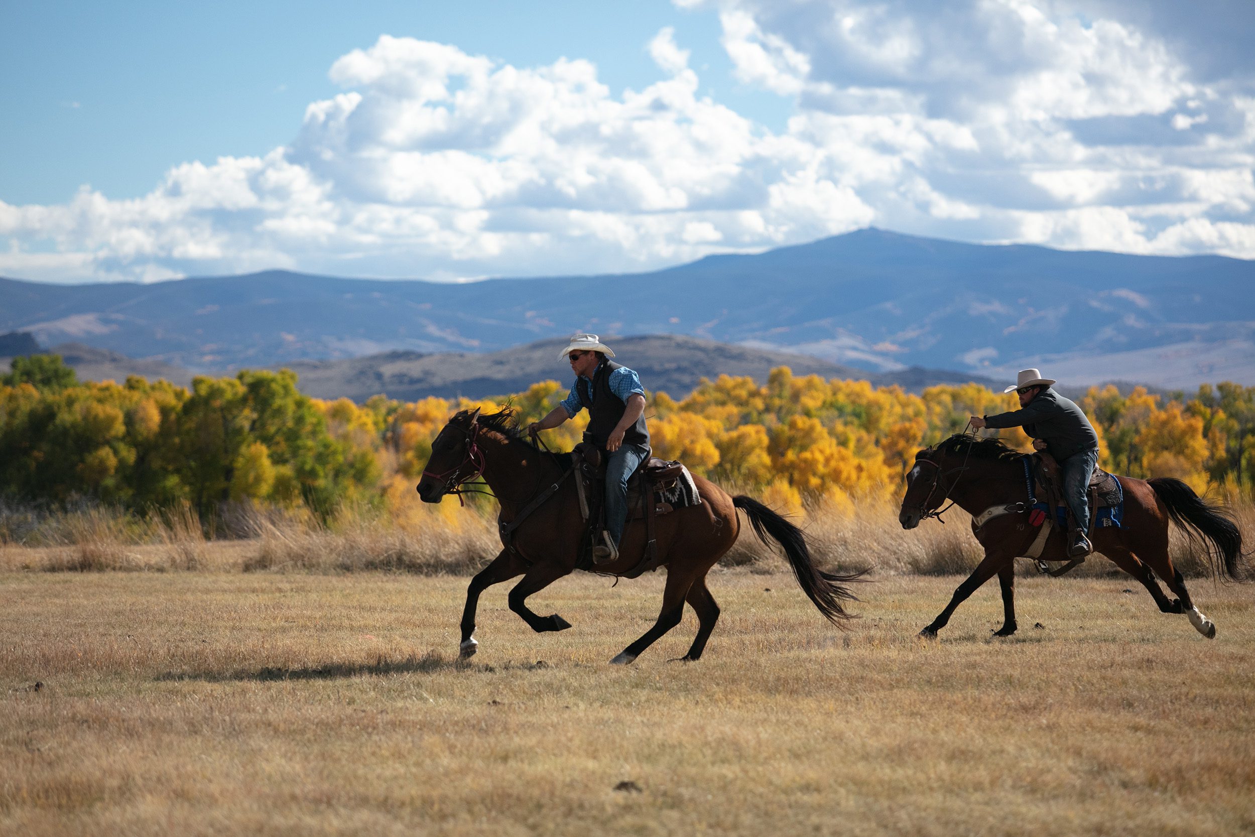 Luxury Dude Ranch in Fall